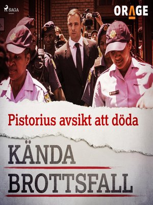 cover image of Pistorius avsikt att döda